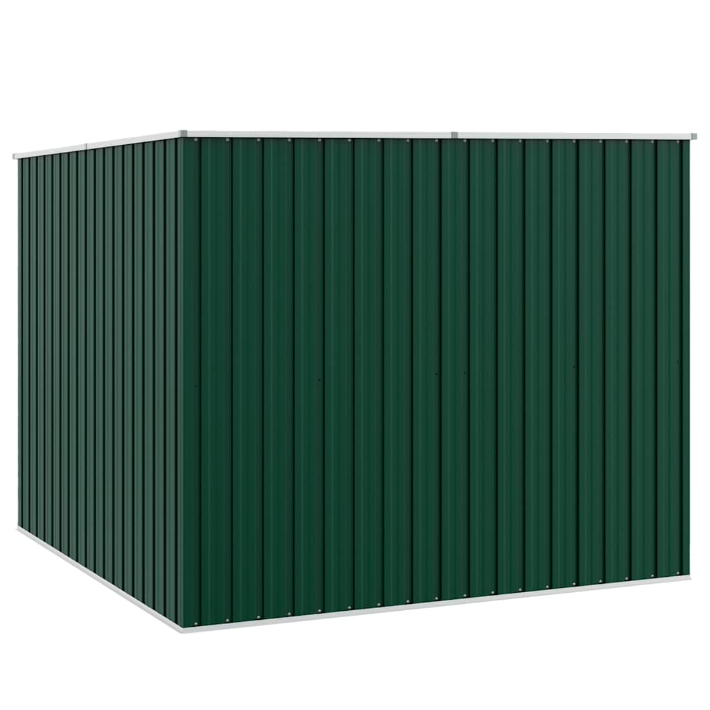 Capanno da Giardino Verde 195x198x159 cm in Acciaio Zincato