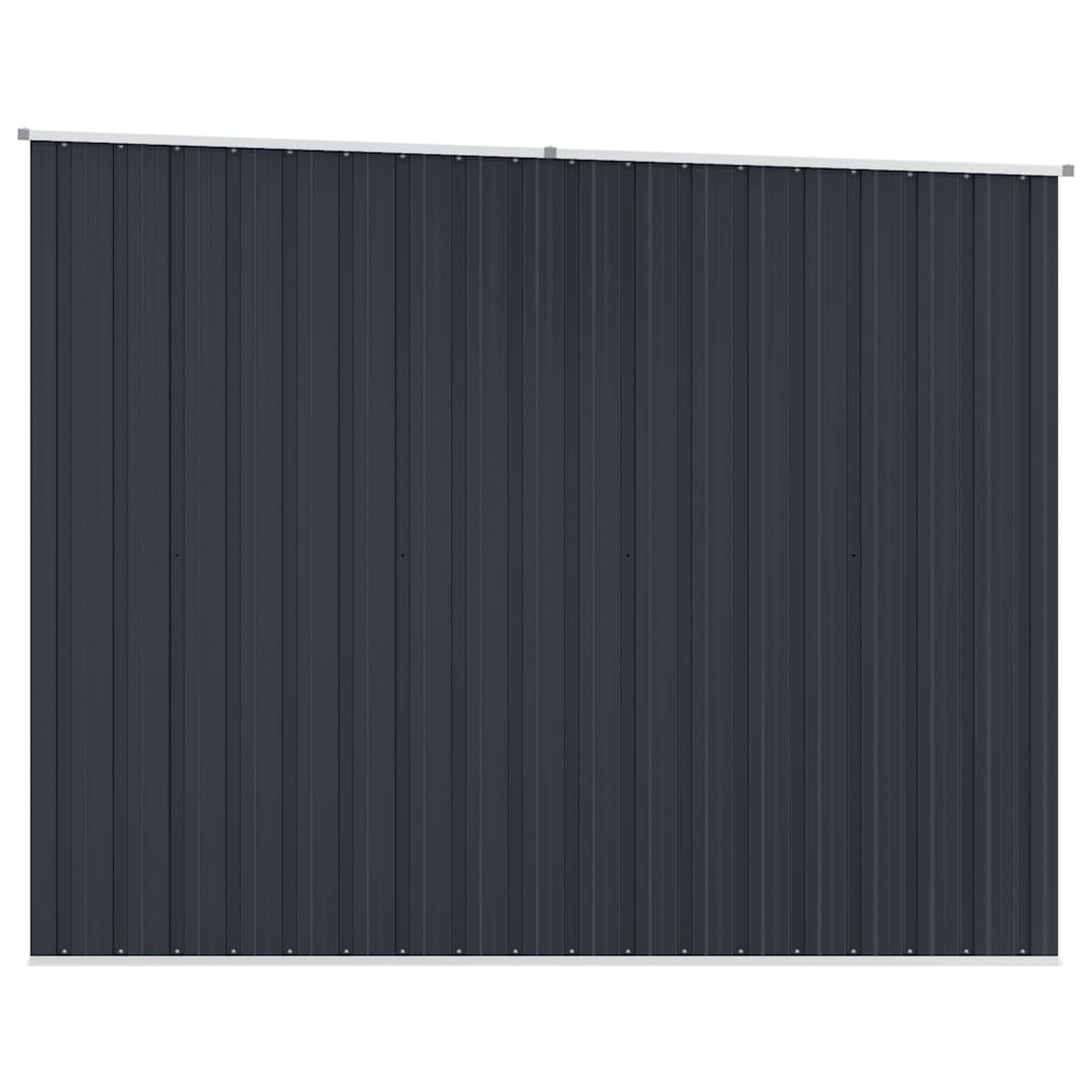 Capanno da Giardino Antracite 195x198x159 cm in Acciaio Zincato