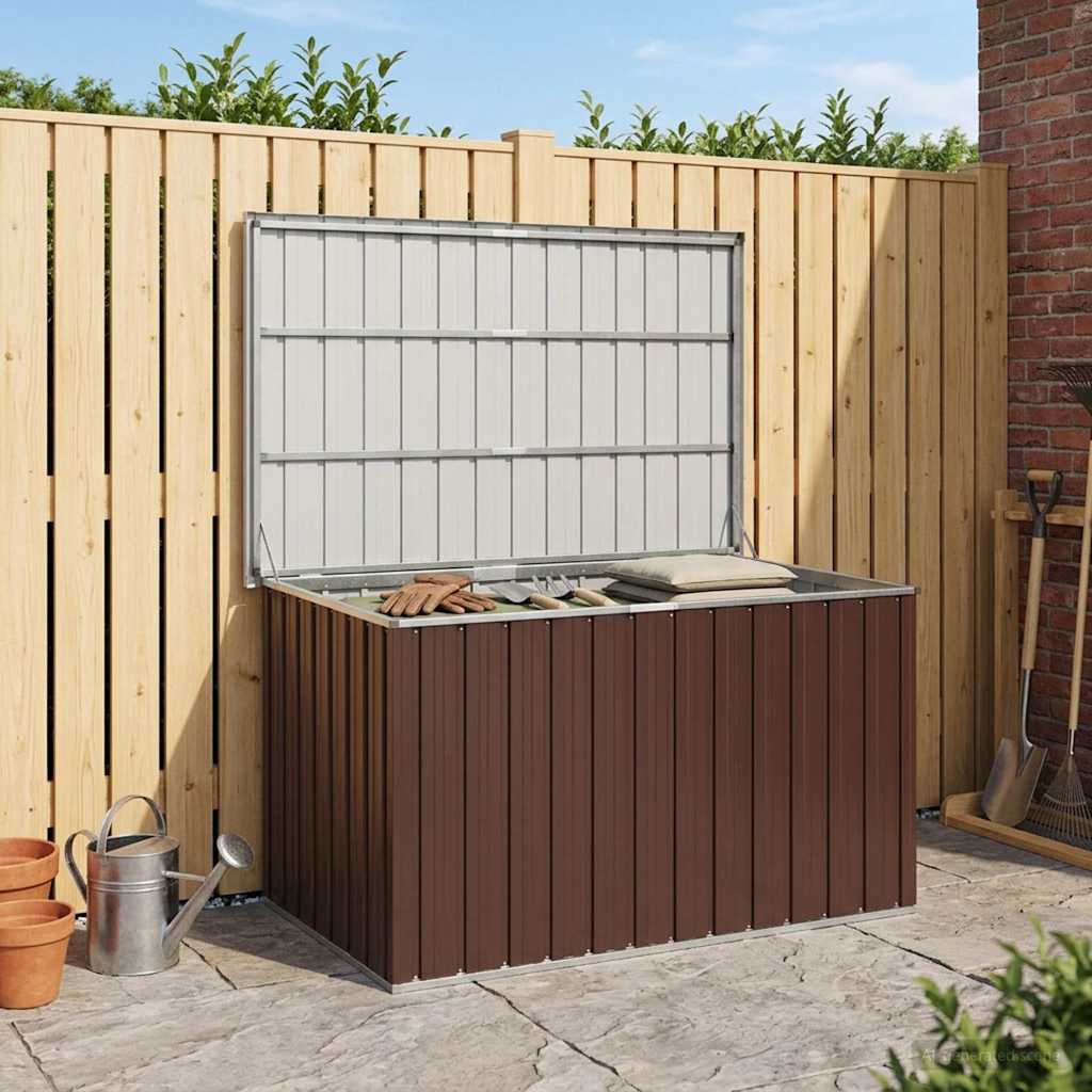 Baule da Giardino Marrone 150x101x91 cm