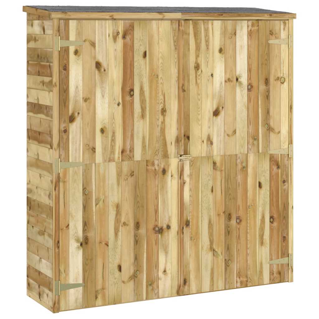 Rimessa Attrezzi da Giardino 163x50x171 cm in Pino Impregnato