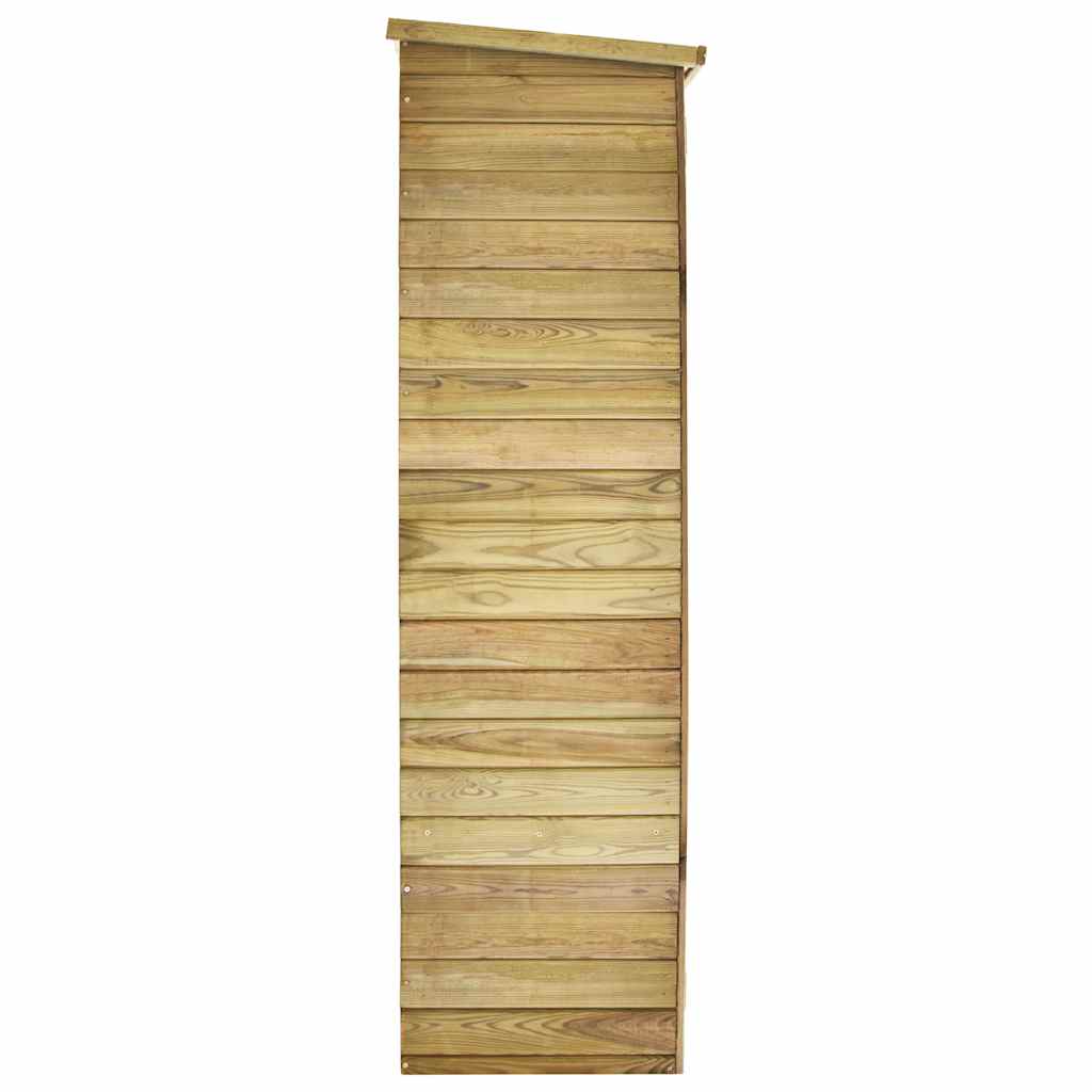 Rimessa Attrezzi da Giardino 163x50x171 cm in Pino Impregnato