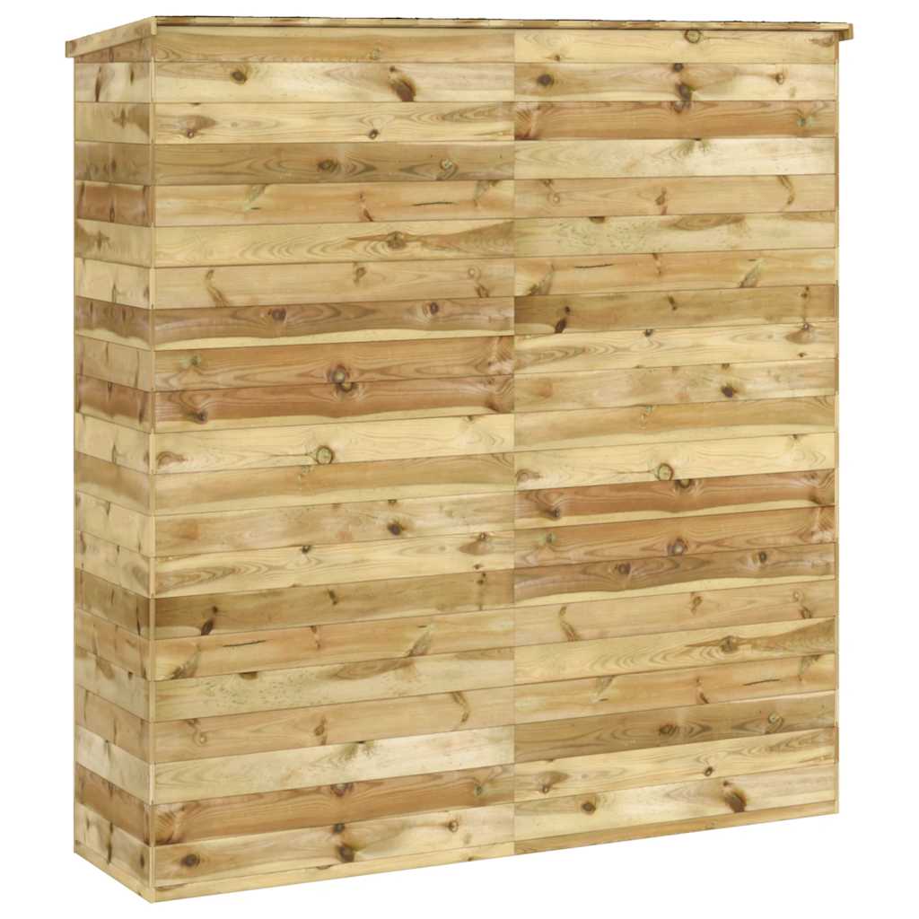 Rimessa Attrezzi da Giardino 163x50x171 cm in Pino Impregnato