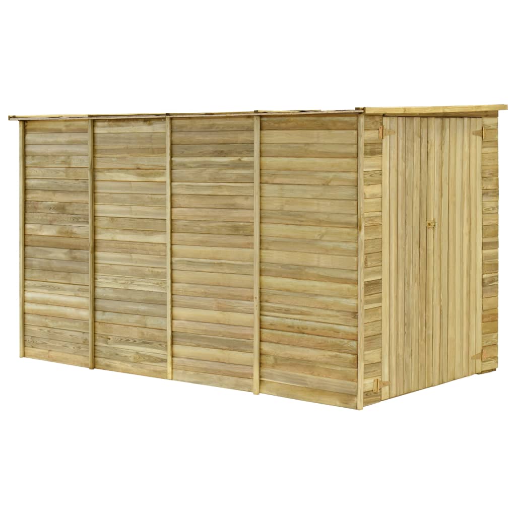 Rimessa Attrezzi da Giardino 315x159x178 cm in Pino Impregnato