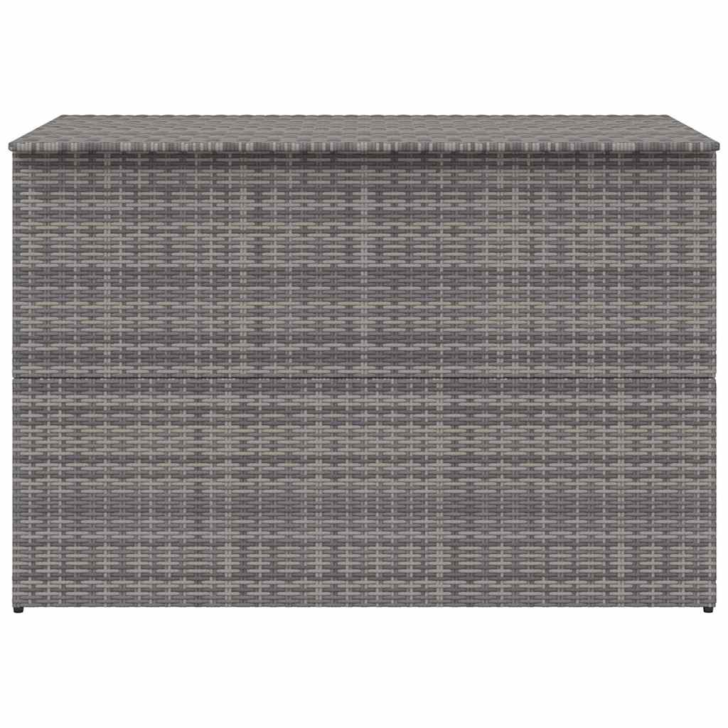 Baule da Giardino Grigio 150x100x100 cm in Polyrattan