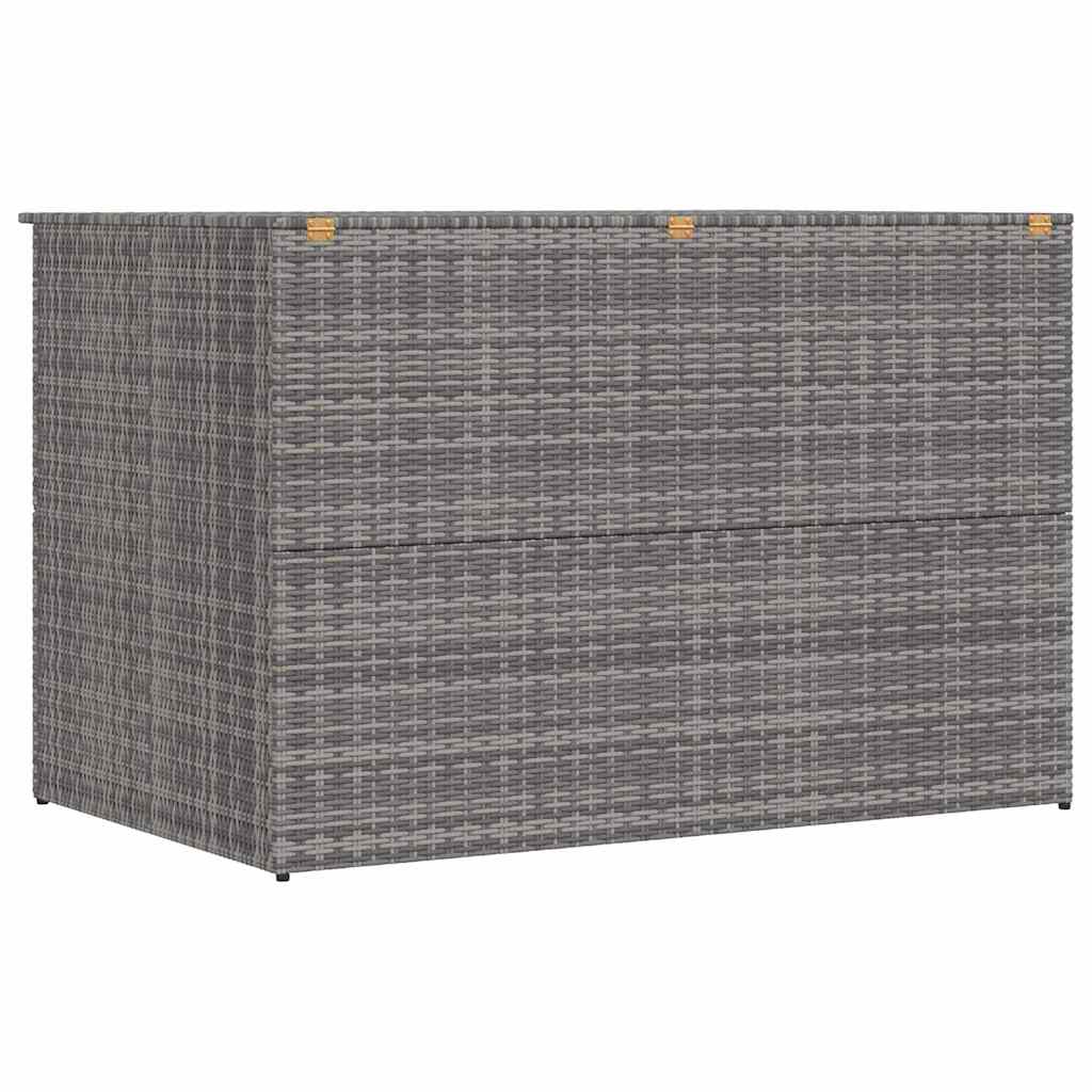 Baule da Giardino Grigio 150x100x100 cm in Polyrattan