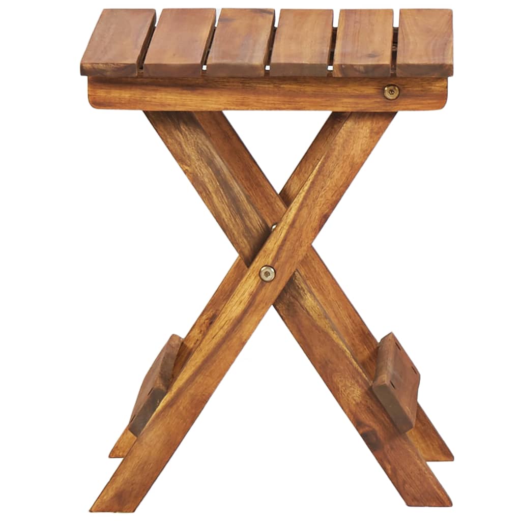 Piedistallo per Piante 30x30x38 cm in Massello d'Acacia