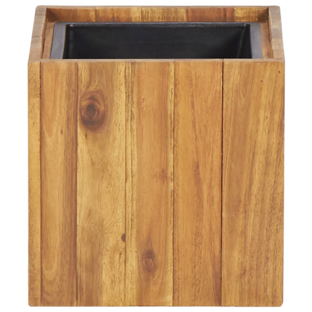 Letto Rialzato da Giardino 24,5x24,5x25 cm Massello di Acacia