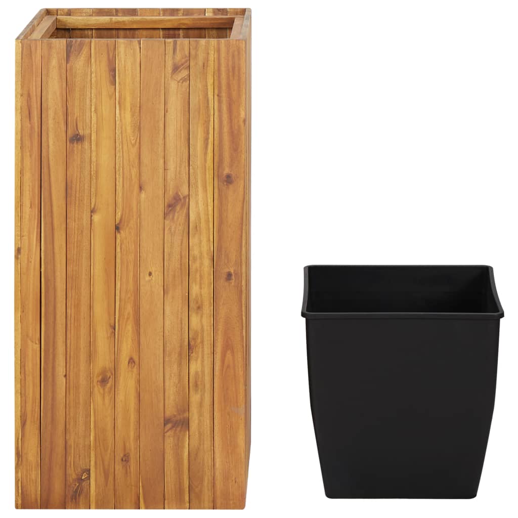 Letto Rialzato da Giardino 43,5x43,5x90 cm Massello di Acacia