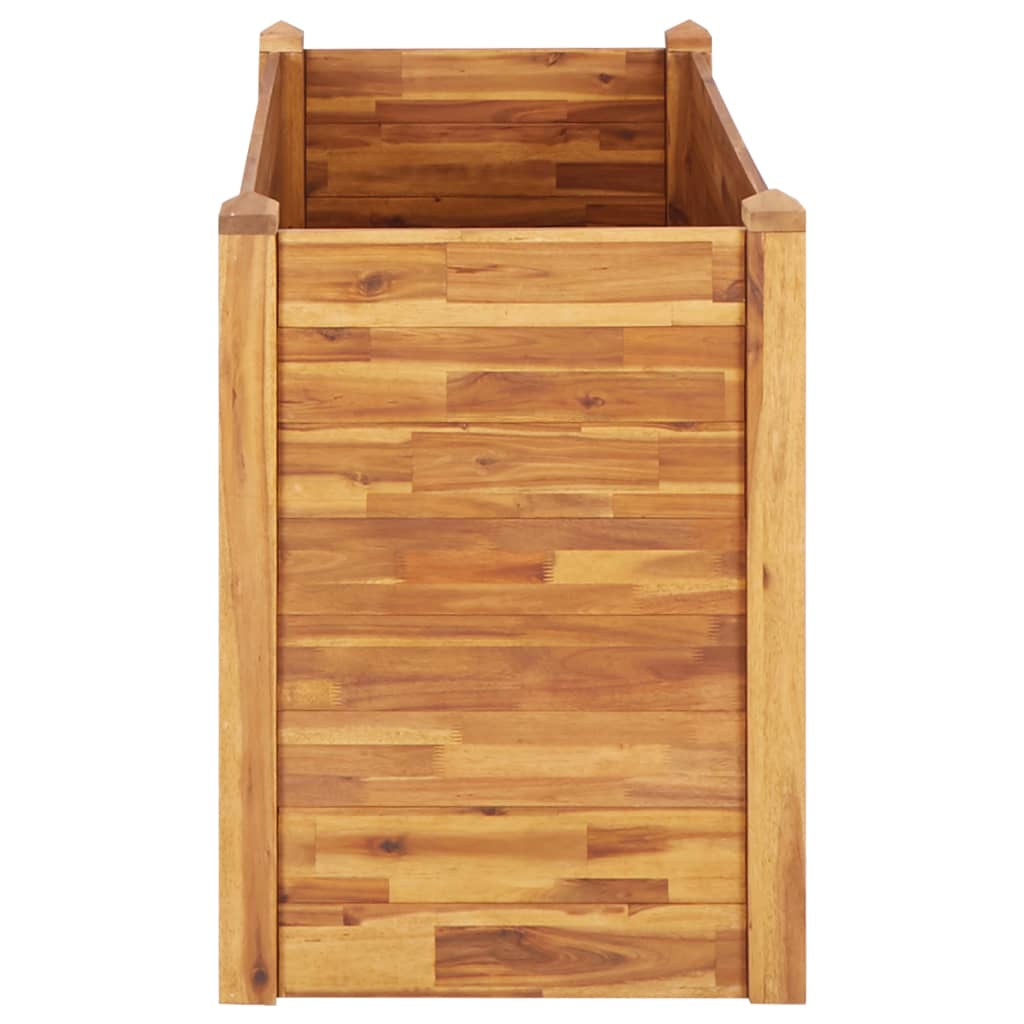 Letto Rialzato da Giardino 110x60x84 cm Legno Massello d'Acacia