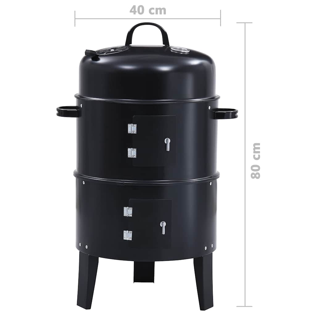 Griglia Barbecue a Carbone 3-in-1 40x80 cm