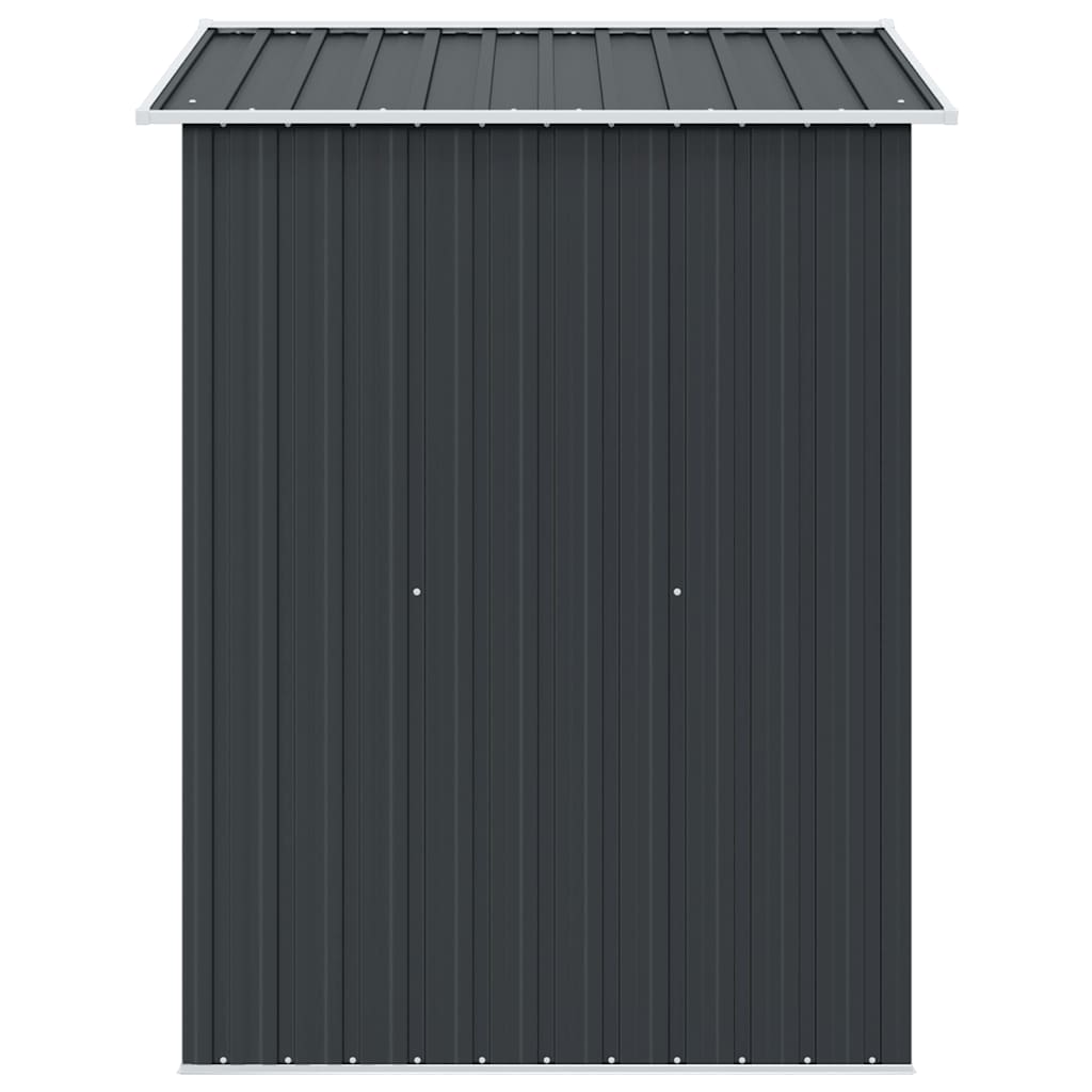 Capanno Attrezzi da Giardino Antracite Acciaio 204x132x186 cm