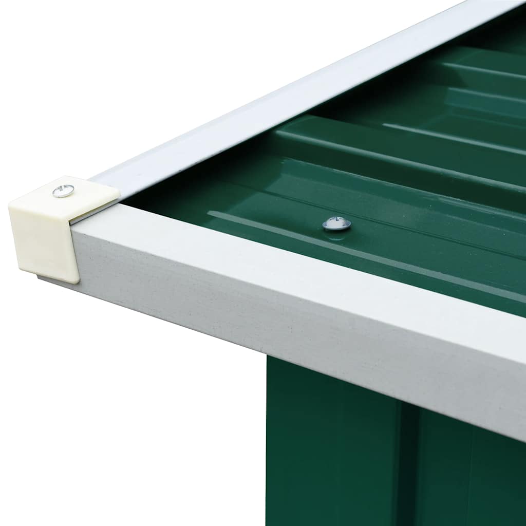 Capannone in Acciaio Zincato 172x91x154 cm Verde