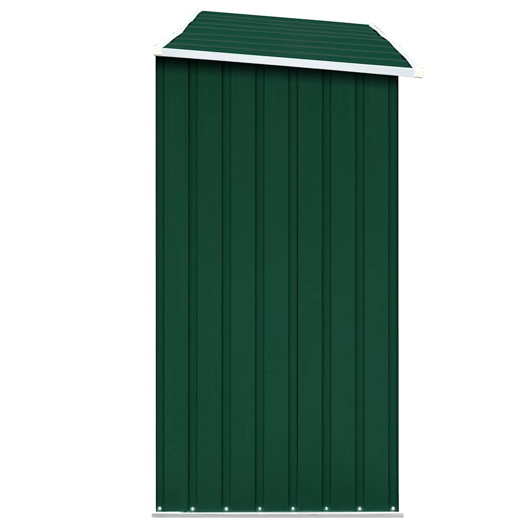 Capannone da Giardino in Acciaio Zincato 330x84x152cm Verde