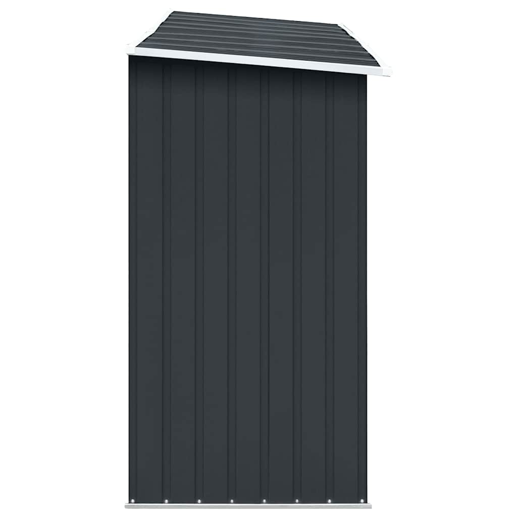 Capannone da Giardino in Acciaio Zincato 330x84x152cm Antracite