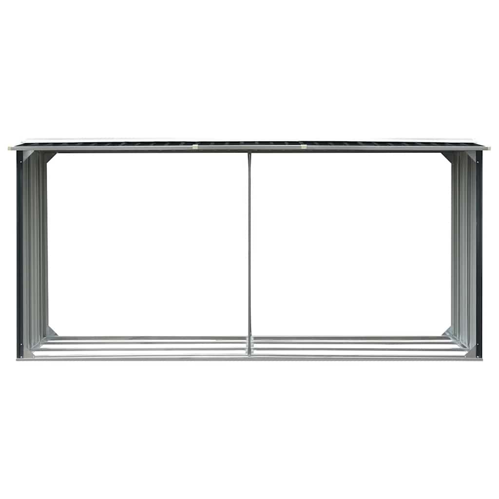 Capannone da Giardino in Acciaio Zincato 330x92x153cm Antracite