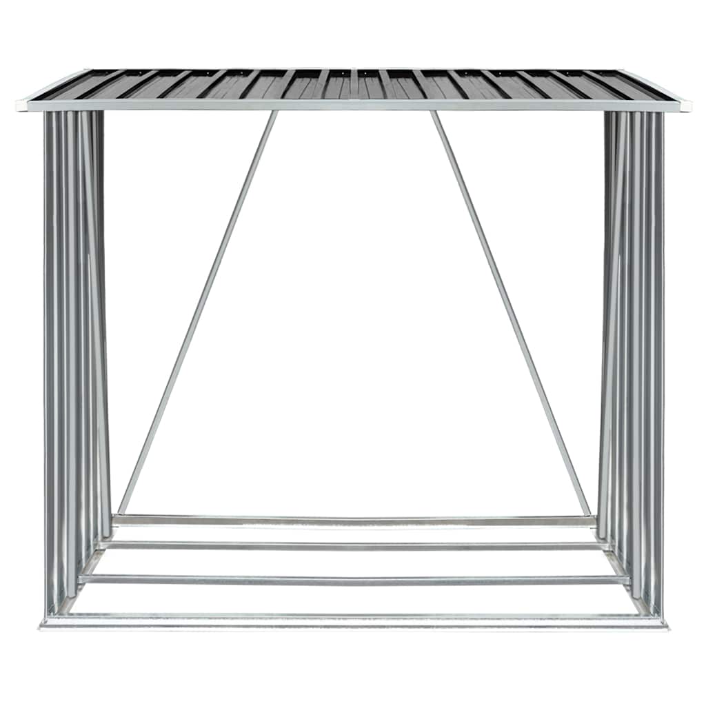 Capannone da Giardino in Acciaio Zincato 163x83x154cm Antracite