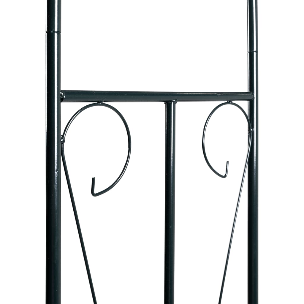 Arco da Giardino Verde Scuro 142x37x275 cm in Ferro