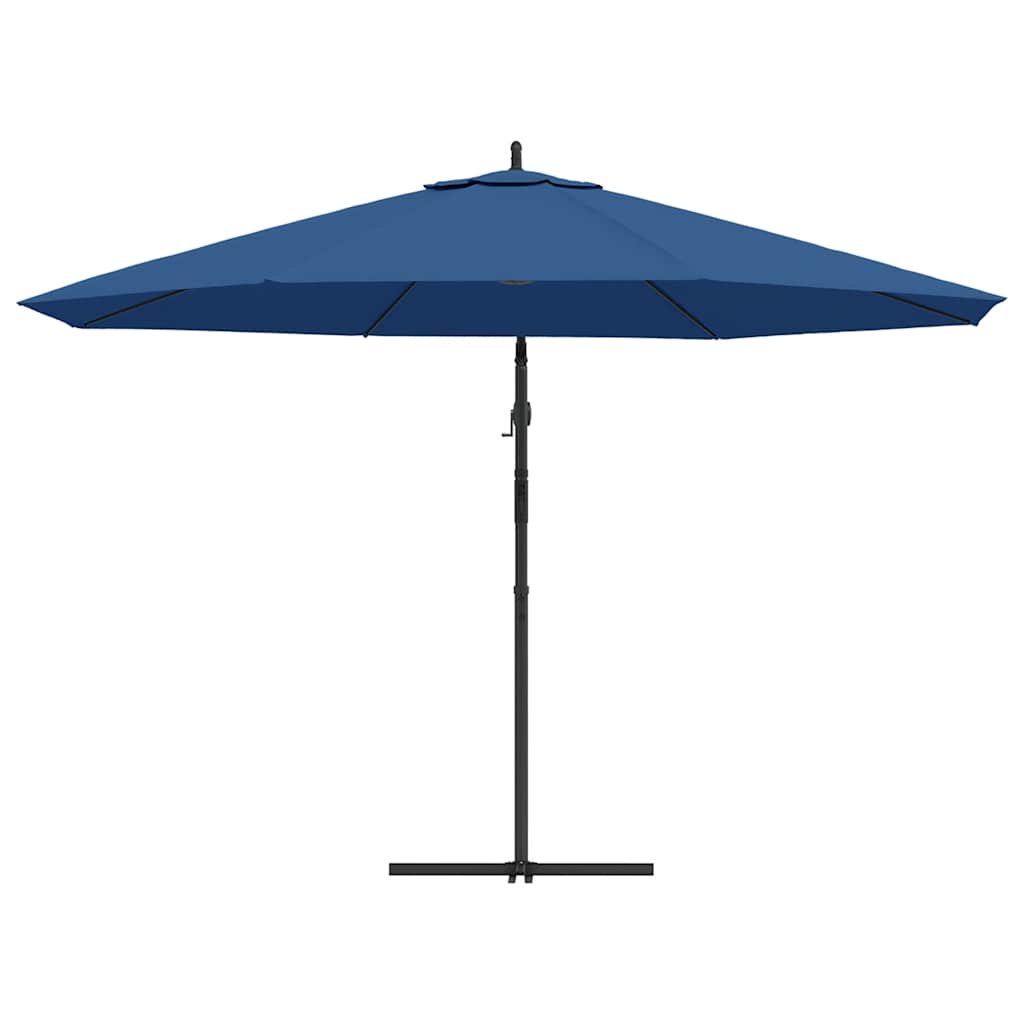 Ombrellone a Sbalzo Palo in Alluminio 350 cm Blu