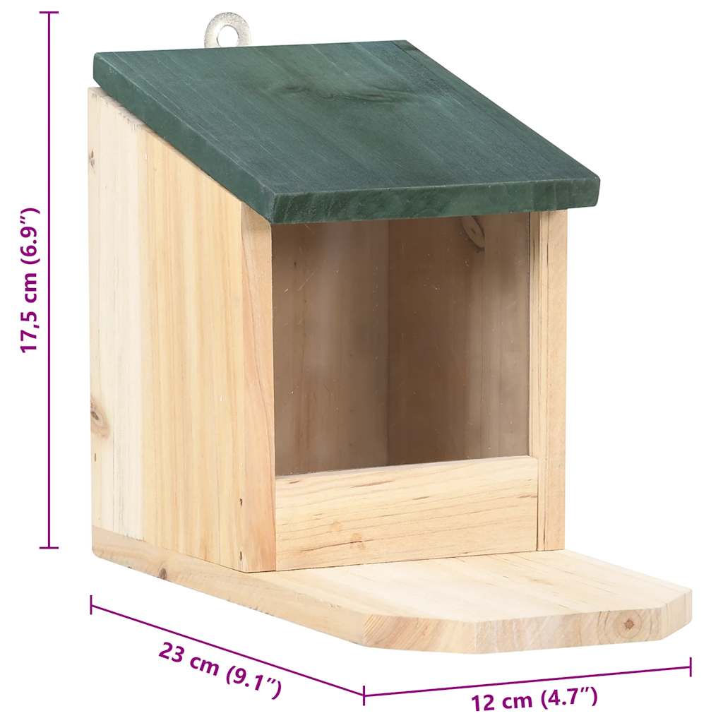 Casette per Scoiattoli 4 pz in Legno di Abete