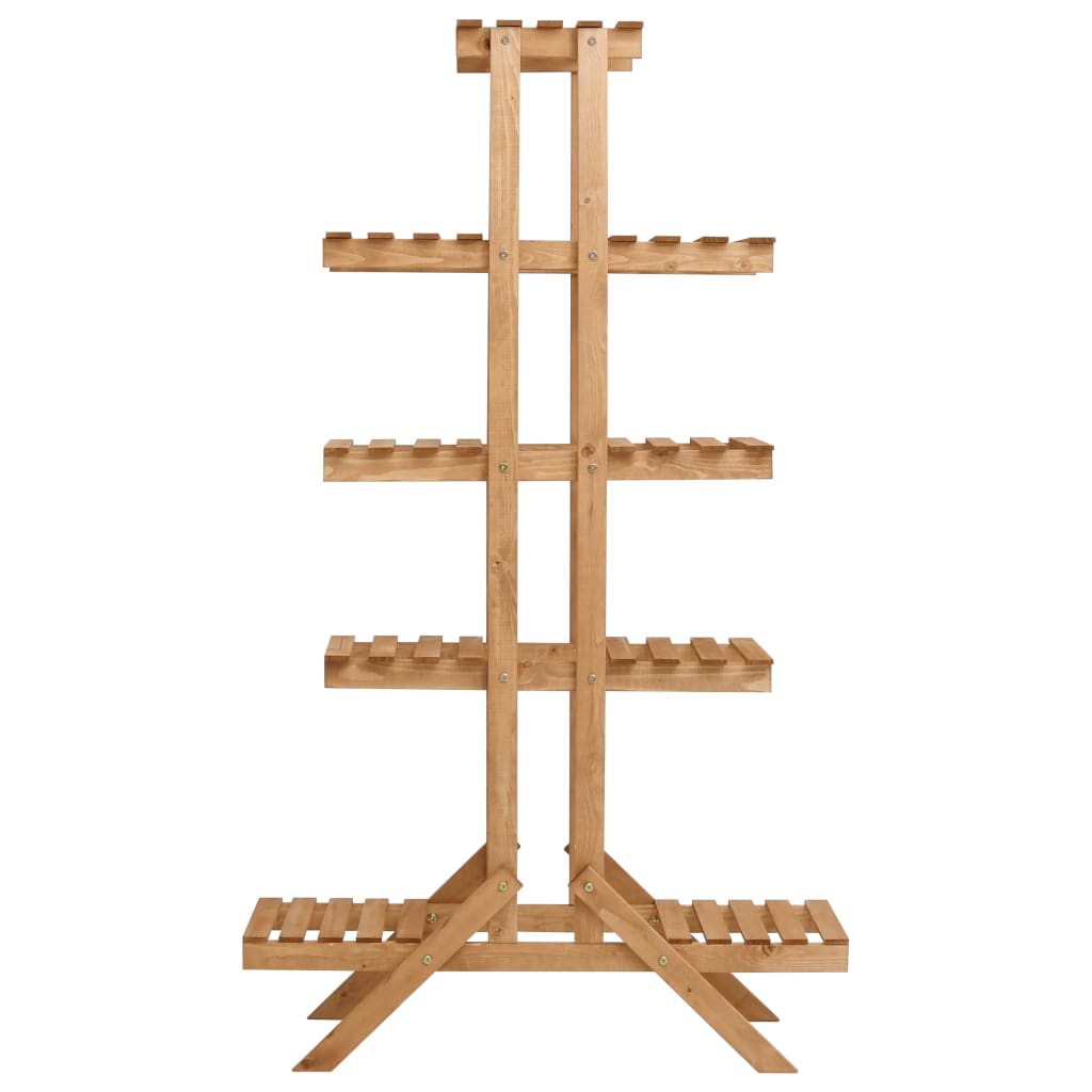 Piedistallo per Piante 83x25x142 cm in Legno di Abete