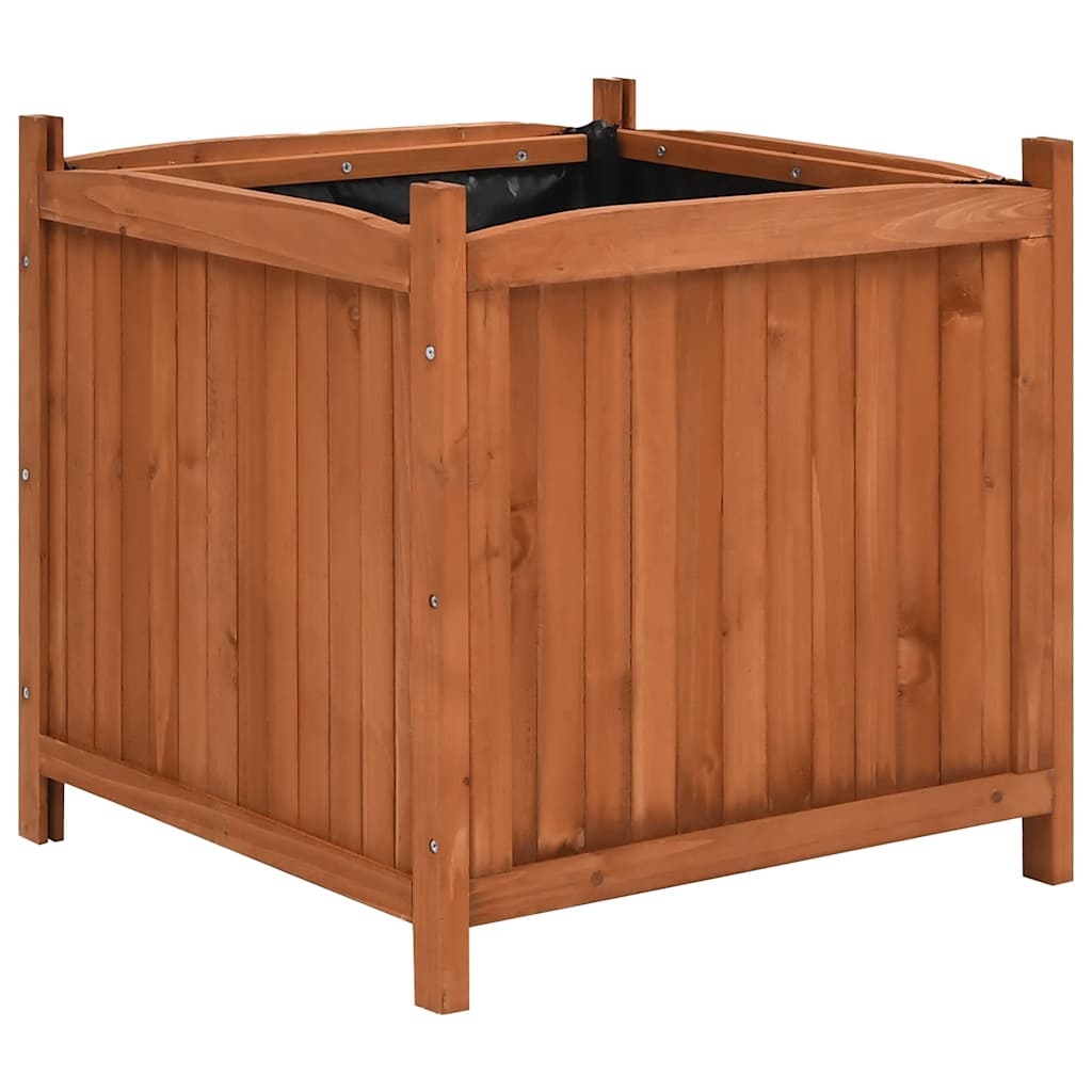 Fioriere Rialzate 2 pz 50x50x50 cm in Legno di Abete