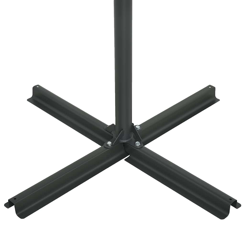 Ombrellone da Esterni Palo in Alluminio 460x270cm Blu