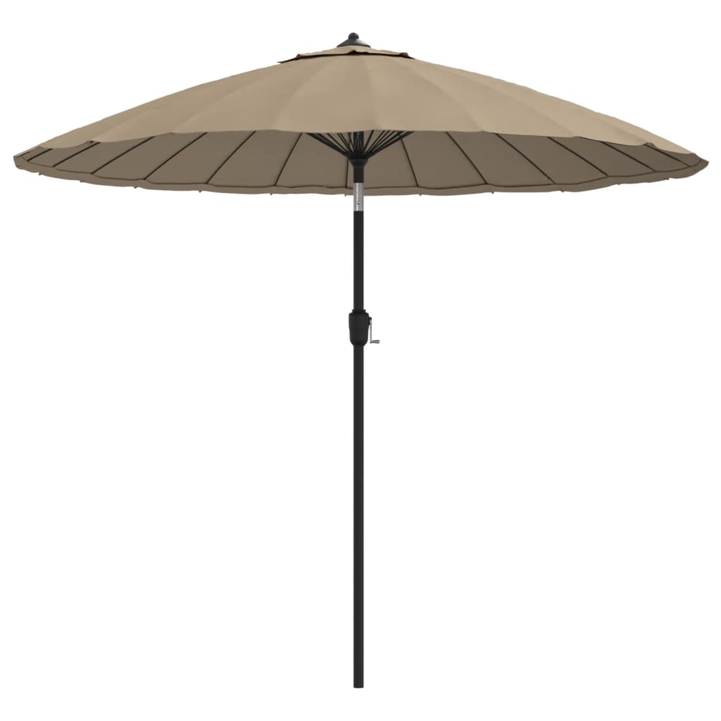 Ombrellone da Esterni con Palo in Alluminio 250 cm Grigio Talpa