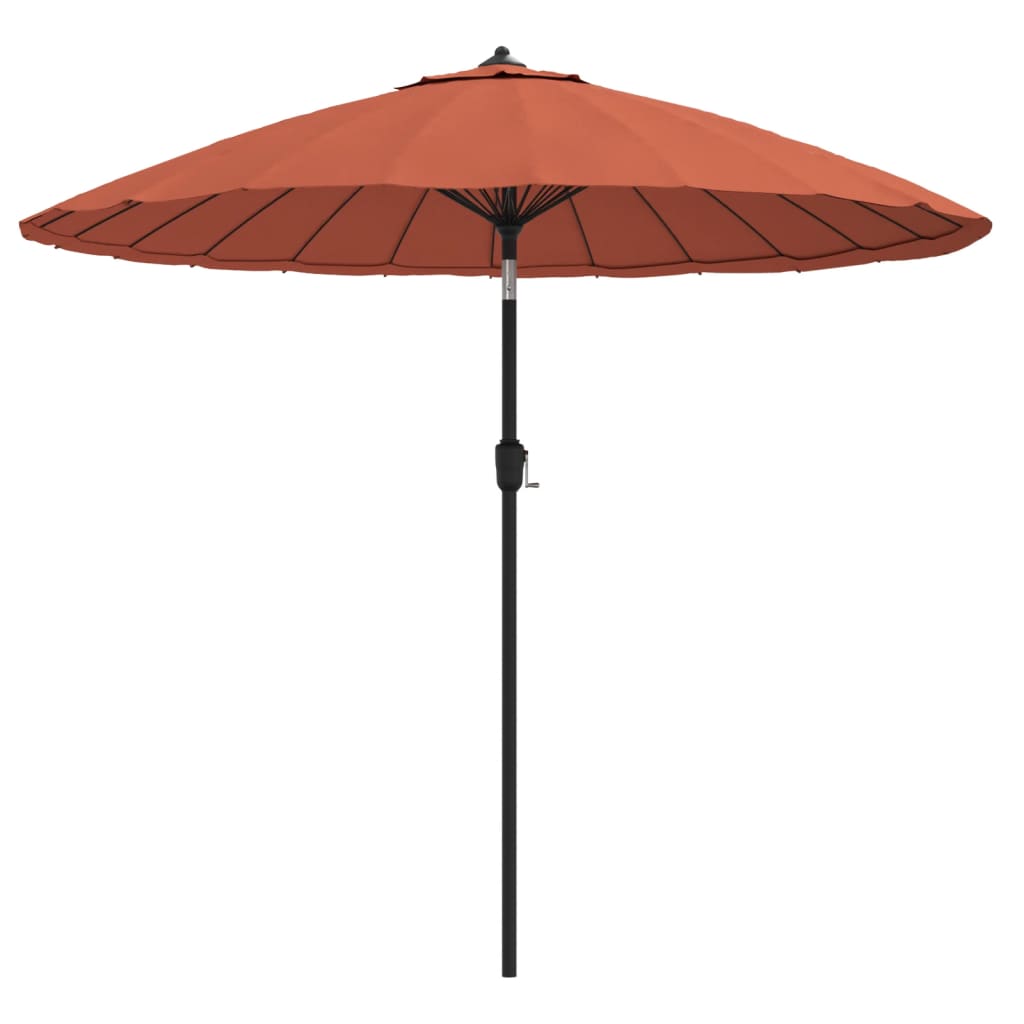 Ombrellone da Esterni Palo in Alluminio 250 cm Terracotta