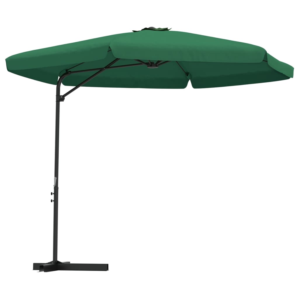 Ombrellone da Giardino con Palo in Acciaio 300 cm Verde
