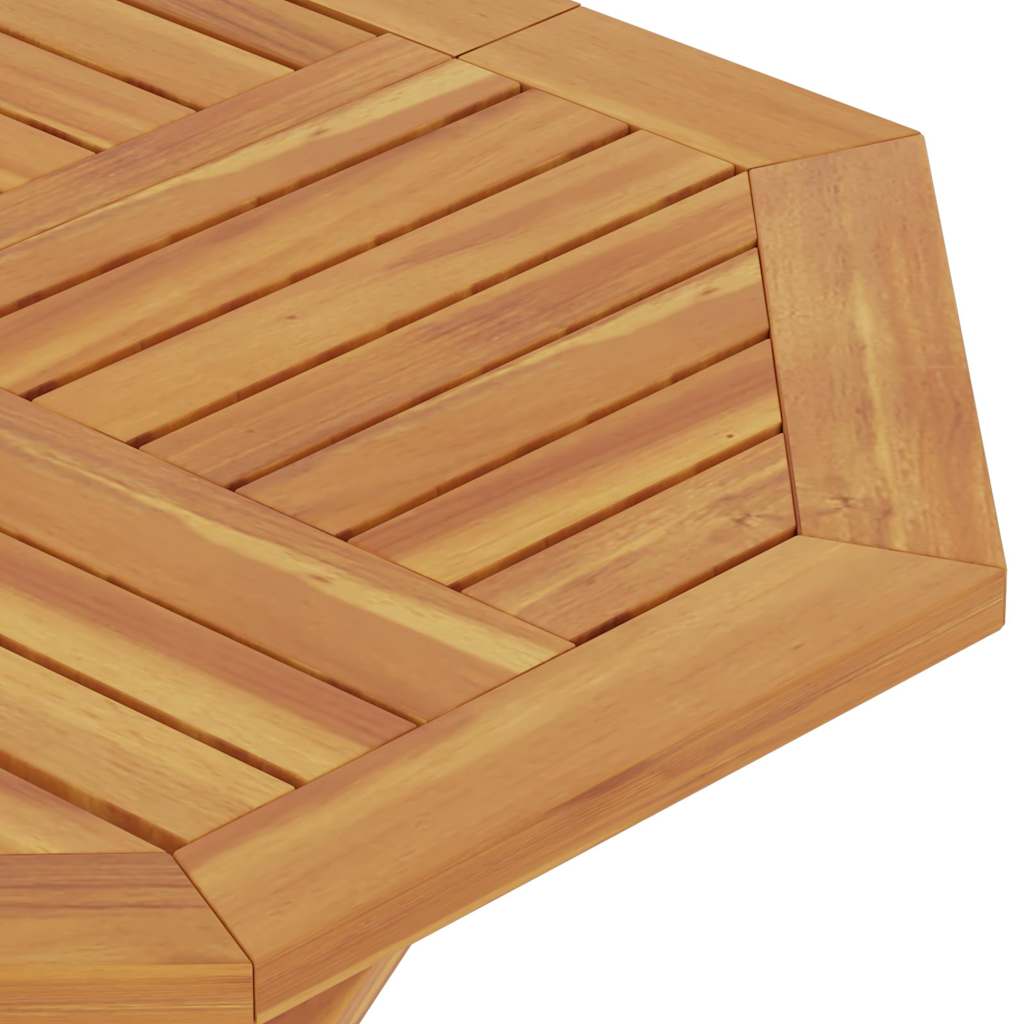 Tavolo da Giardino Pieghevole 85x85x76cm Legno Massello di Teak