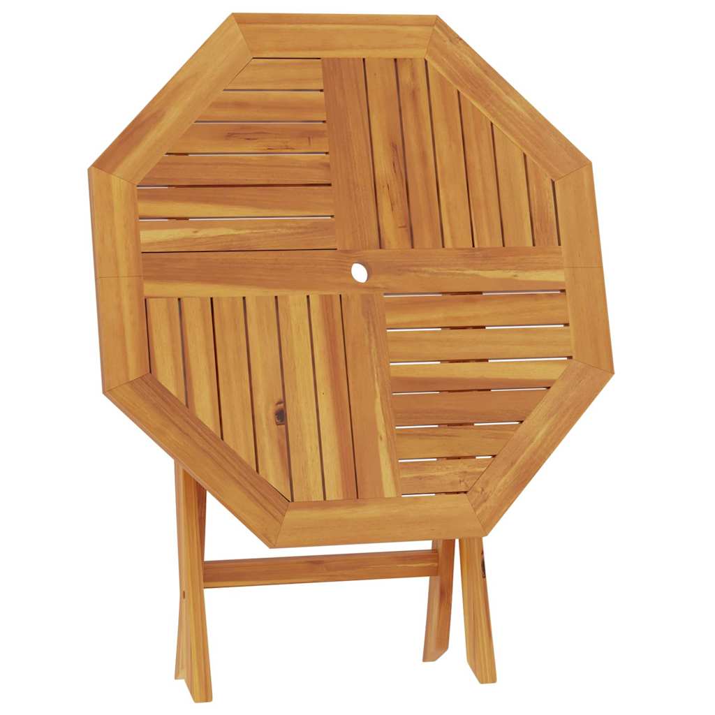 Tavolo da Giardino Pieghevole 85x85x76cm Legno Massello di Teak
