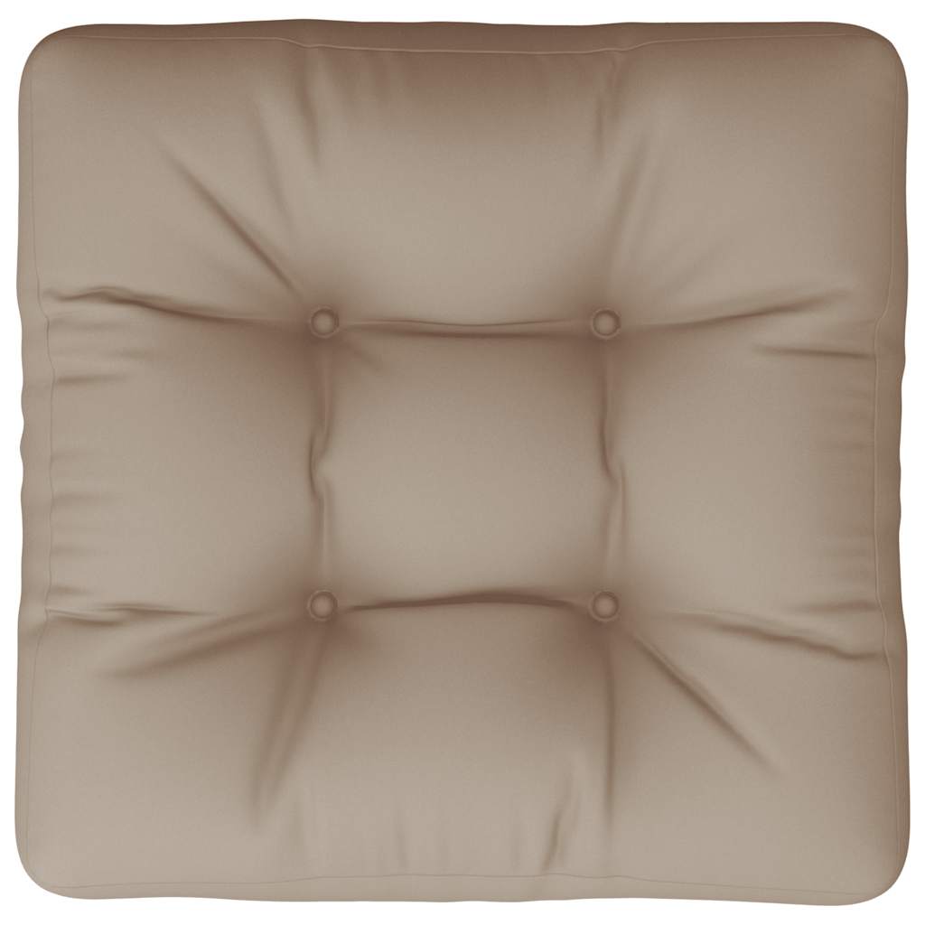 Cuscino per Pallet Tortora 60x61,5x10 cm in Tessuto