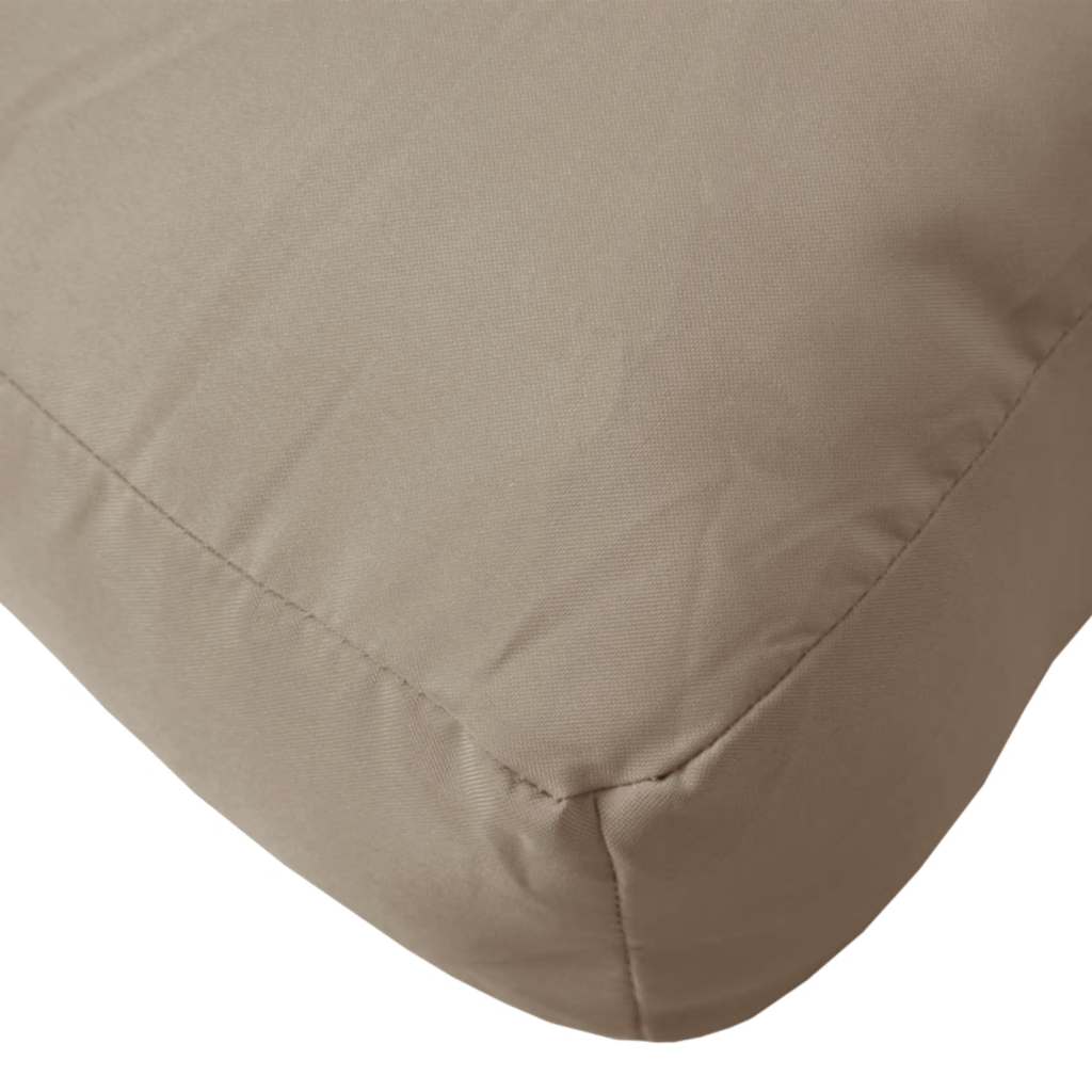 Cuscino per Pallet Tortora 60x61,5x10 cm in Tessuto
