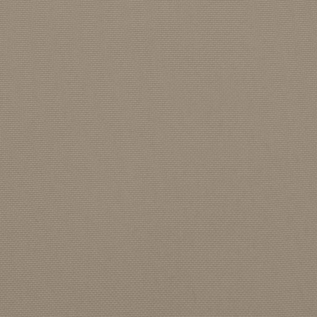 Cuscino per Pallet Tortora 60x61,5x10 cm in Tessuto