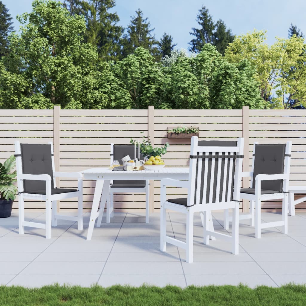 Cuscini per sedie da giardino Antracite 100 x 50 x 3 cm