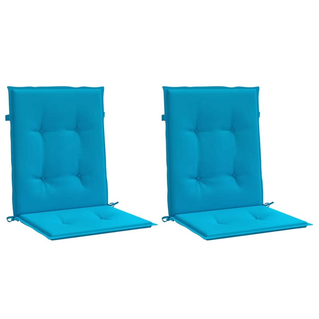 Cuscini per sedie da giardino 2 pz Tessuto Oxford Blu