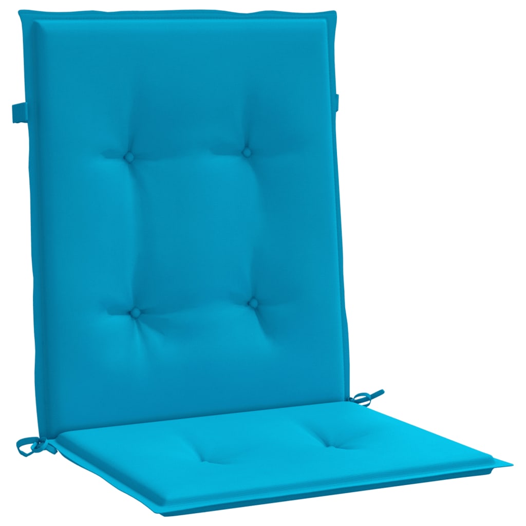 Cuscini per sedie da giardino 2 pz Tessuto Oxford Blu