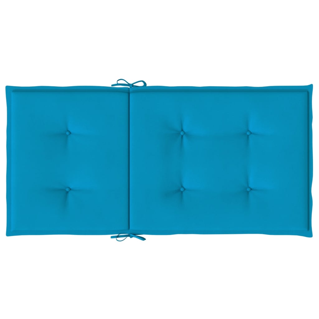 Cuscini per sedie da giardino 2 pz Tessuto Oxford Blu