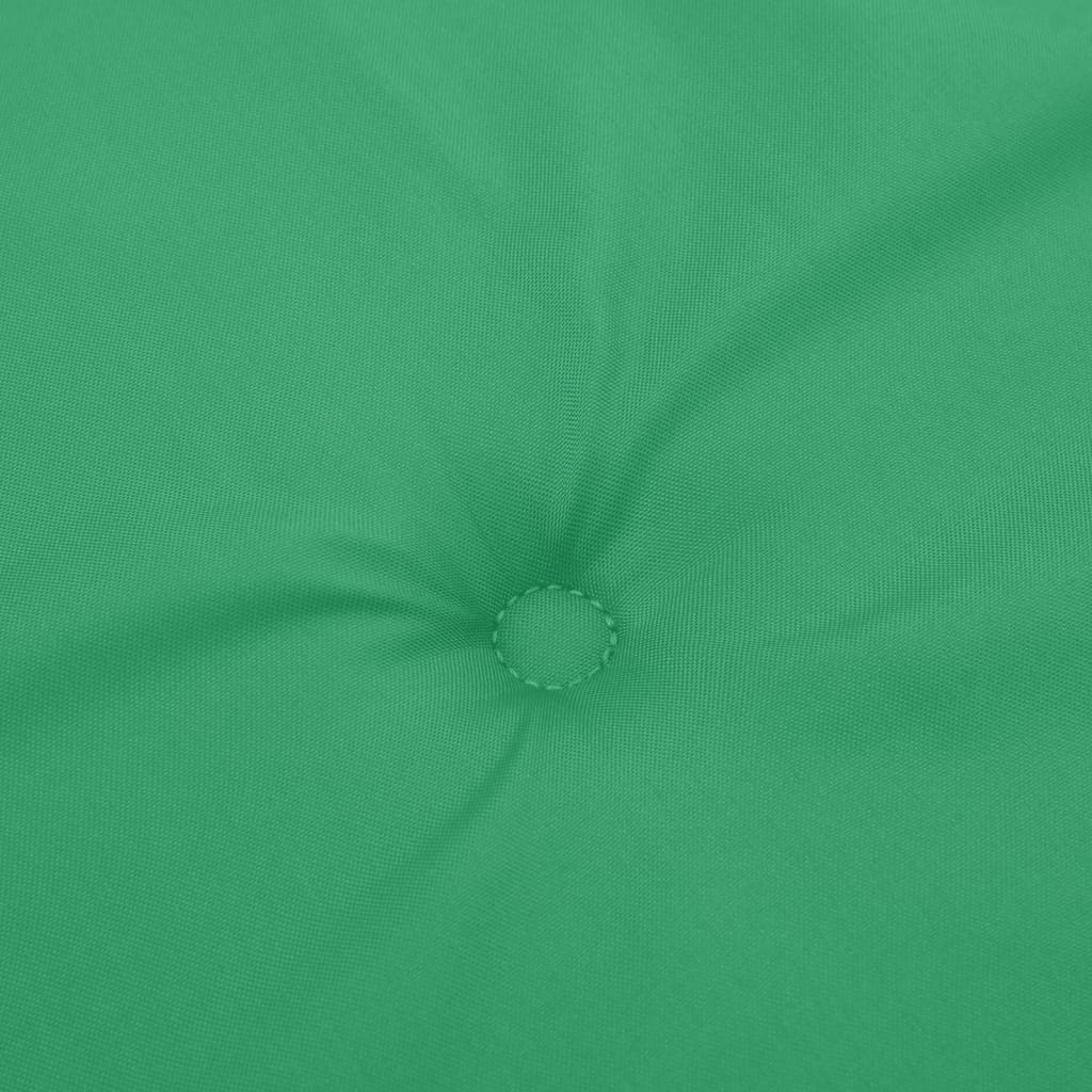 Cuscini per sedie da giardino 2 pz Verde 100 x 50 x 3 cm