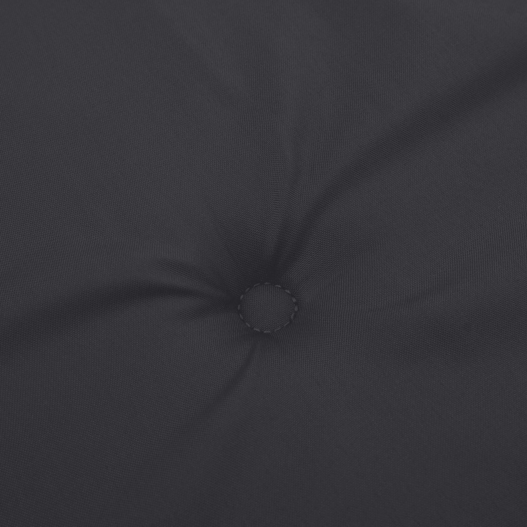 Cuscini per sedie da giardino 4 pz Nero 100 x 50 x 3 cm