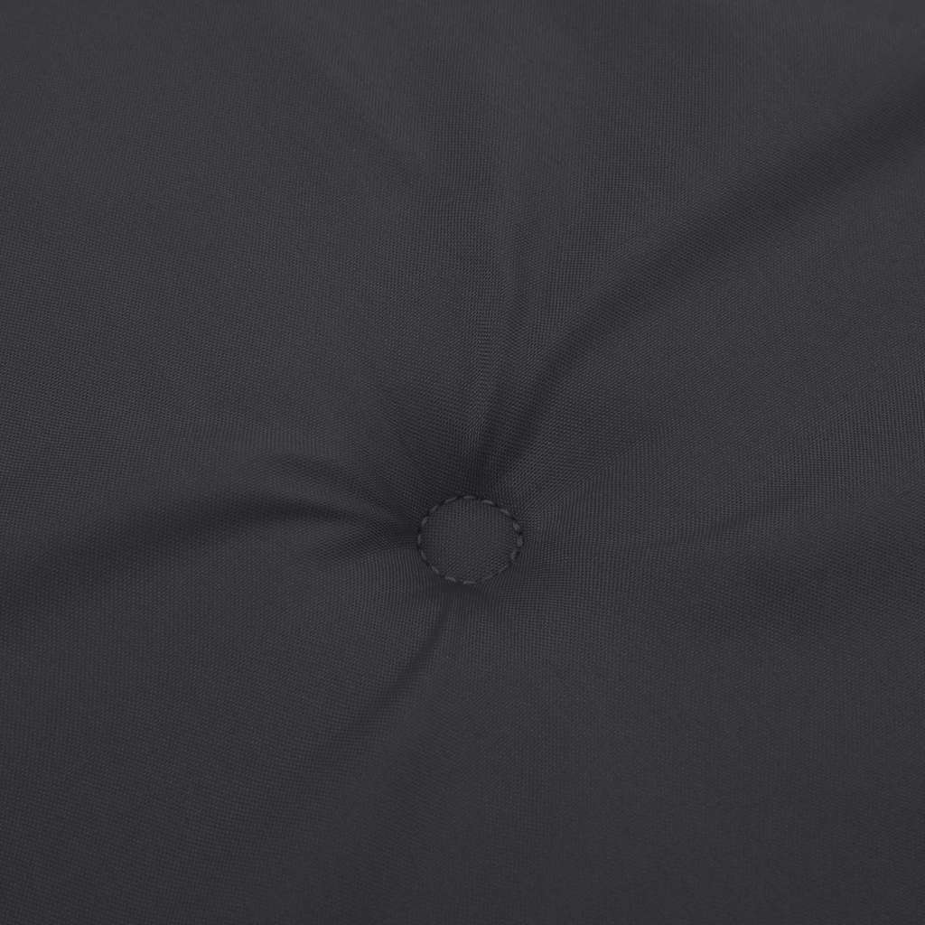 Cuscini per Sedia 4 pz Neri 40x40x3 cm in Tessuto Oxford