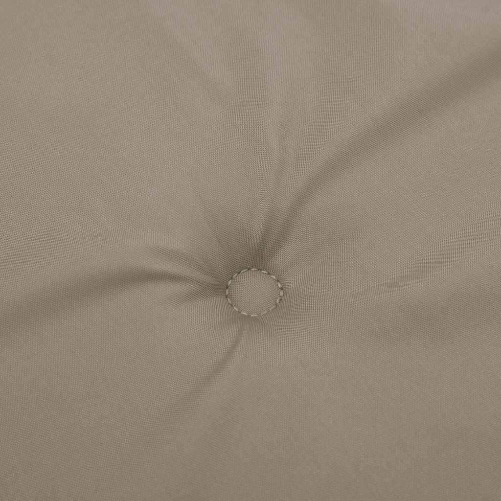 Cuscini per Sedia 2 pz Tortora 50x50x3 cm in Tessuto Oxford