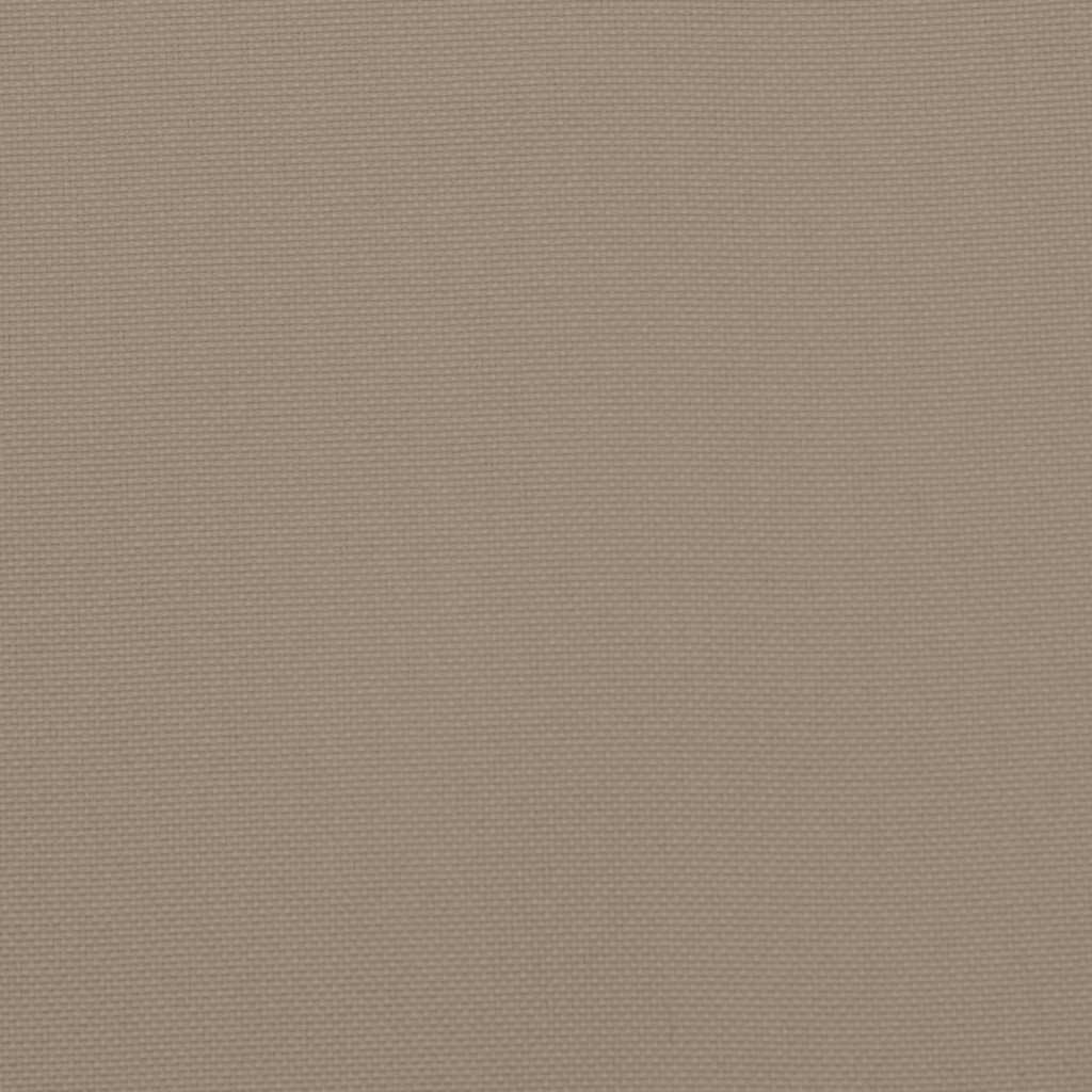Cuscini per Sedia 2 pz Tortora 50x50x3 cm in Tessuto Oxford