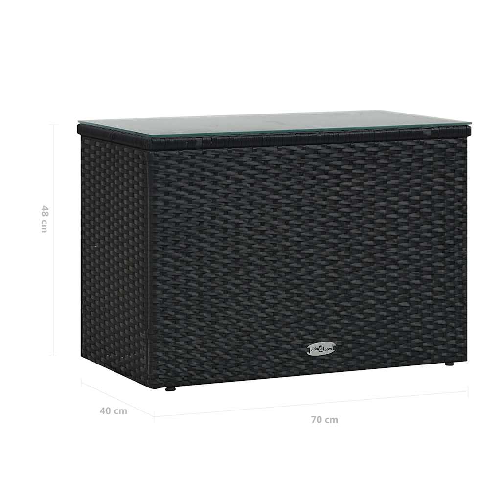 Set Divani da Giardino 5 pz con Cuscini in Polyrattan Nero