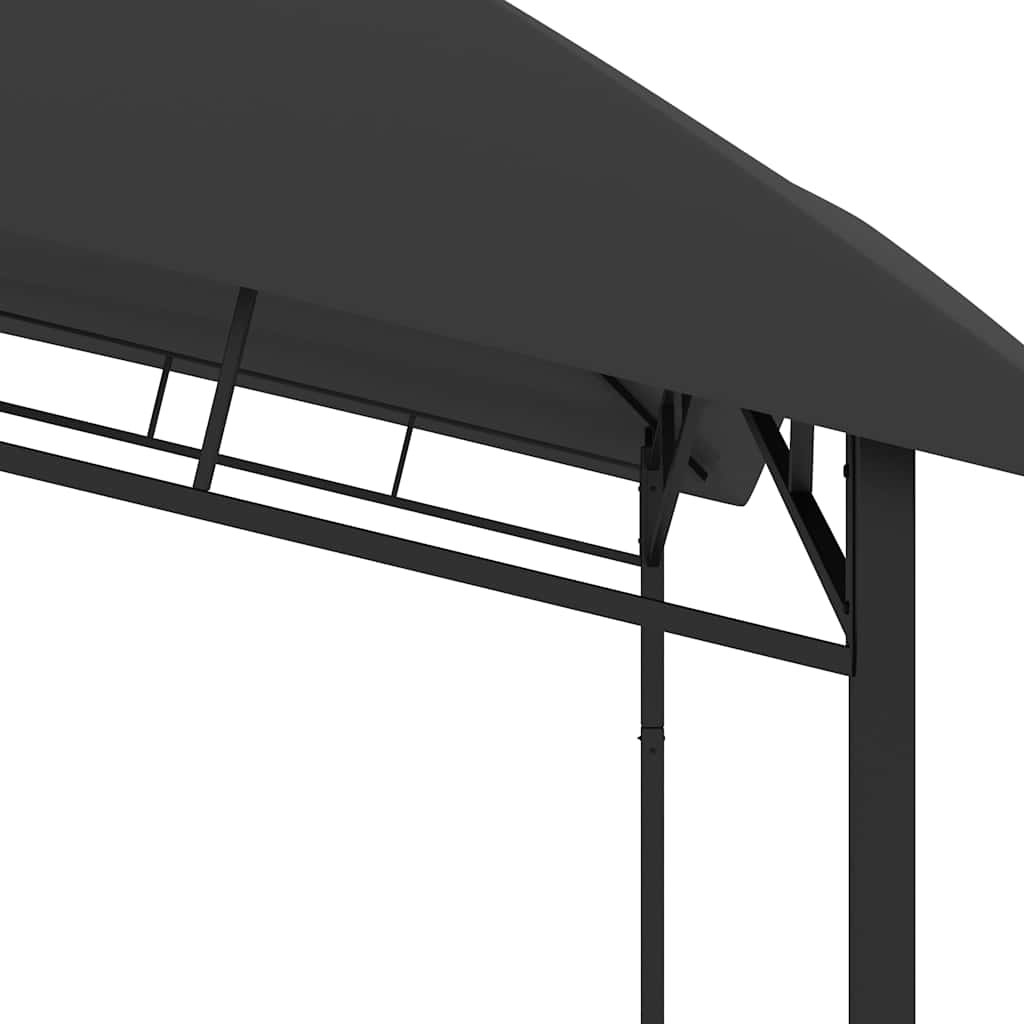Gazebo da Giardino 3x3x2,9 m Antracite 180 g/m²
