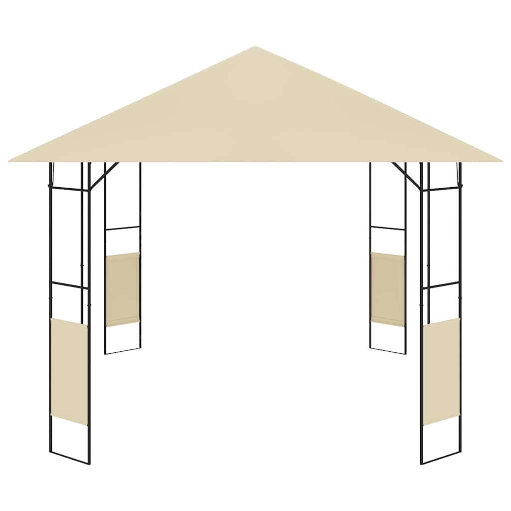 Gazebo da Giardino 4x3 m Crema 160 g/m²