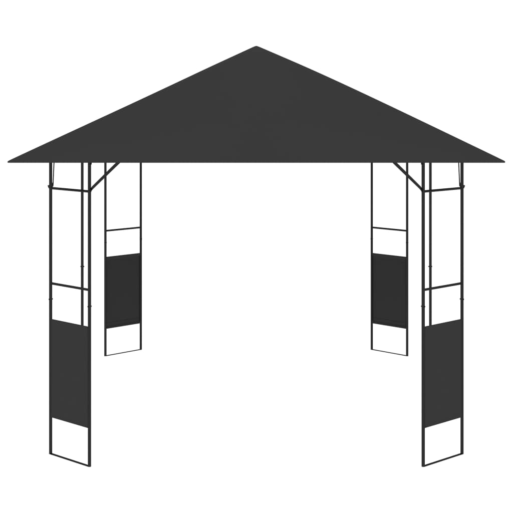 Gazebo da Giardino 4x3 m Antracite 160 g/m²