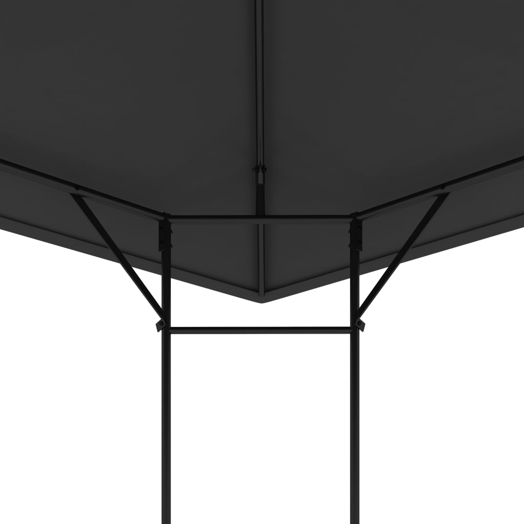 Gazebo da Giardino 4x3 m Antracite 160 g/m²