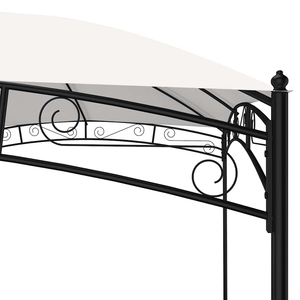 Gazebo da Giardino 3x3 m Crema 180 g/m²