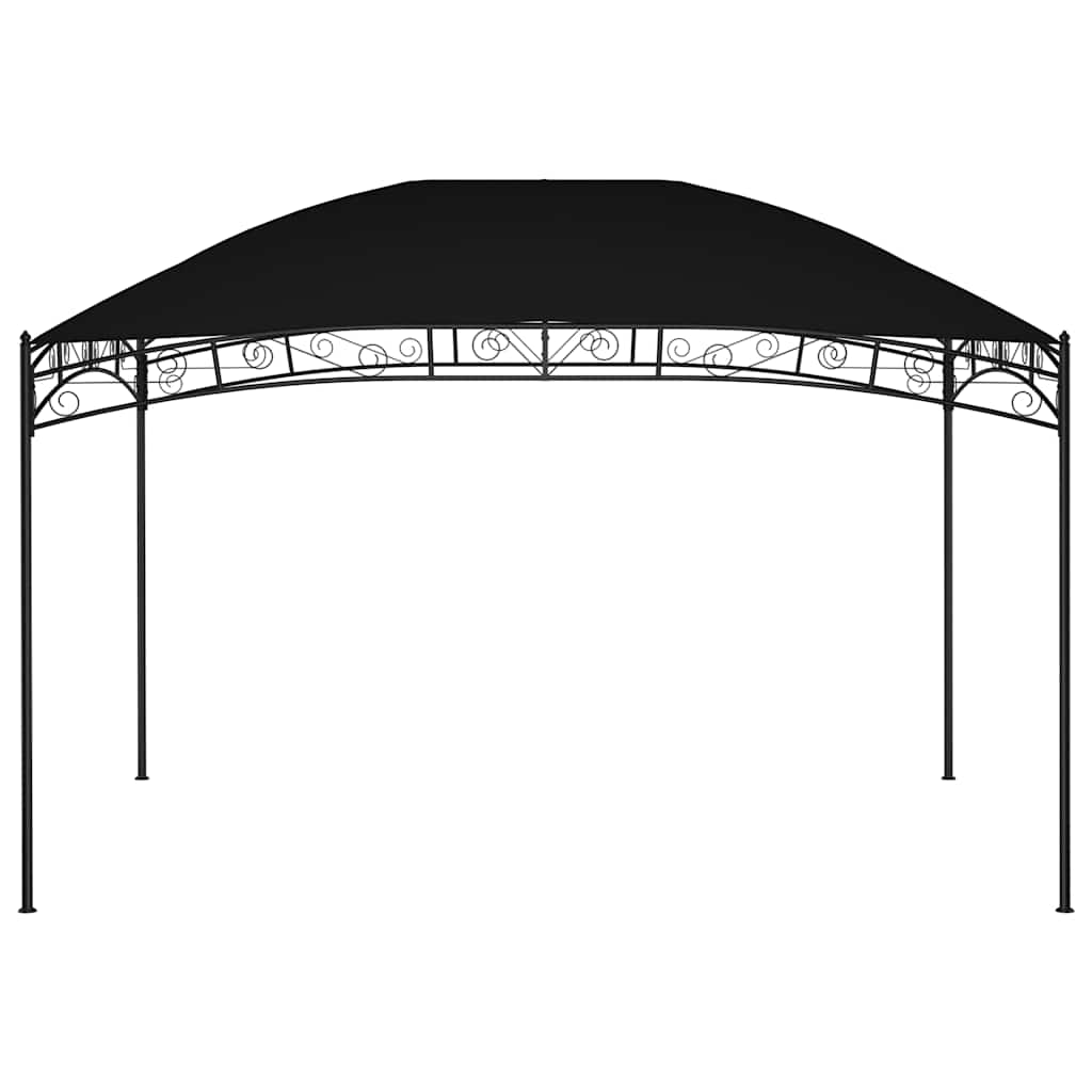 Gazebo da Giardino 4x3 m Antracite 180 g/m²